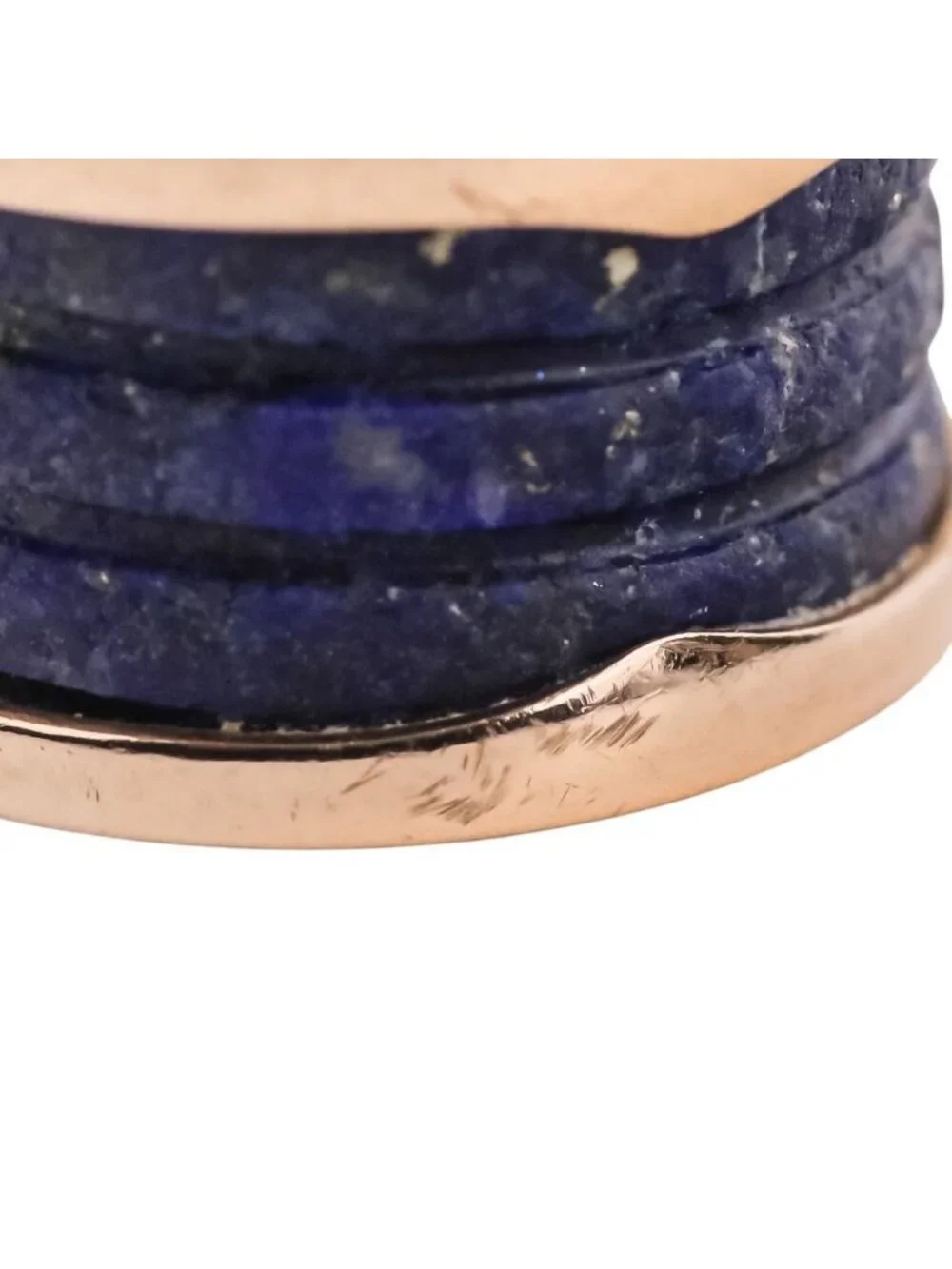 Bvlgari B.zero1 B-zero One 18k Lapis Lazuli Ring 750 52 Yellow Gold